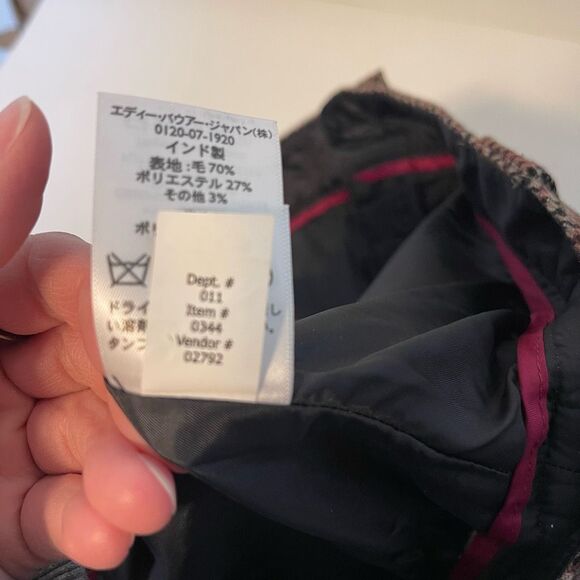 Eddie Bauer Houndstooth Multicolor Skirt Size 10 NWT - Picture 8 of 10